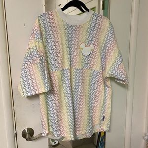 Disney Mickey Rainbow short sleeve Spirit Jersey